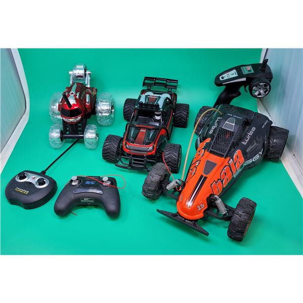 3 RC Cars