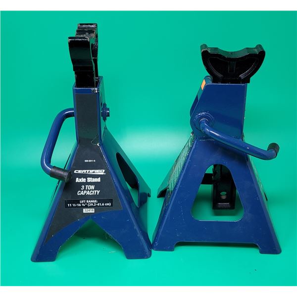 Pair of Certified 3 Ton Axle Stands