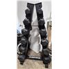 Image 1 : Inspire A-Frame Dumbbell Rack w/ Assorted Dumbbells