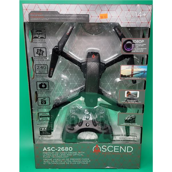 Ascend Aeronautics ASC-2680 Premium HD Video Drone