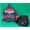 Image 1 : Captain Marvel Mini Backpack & Black Adidas Mini Backpack