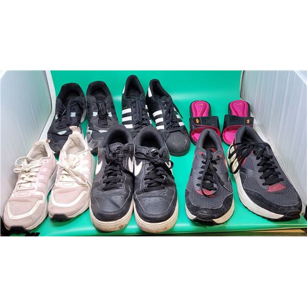 Lot of Assorted Shoes w/ Nike, Adidas, & More