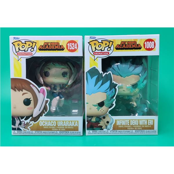 2 My Hero Academia Funko Pop! Vinyl Figures (Ochaco Uraraka & Infinite Deku w/ Eri)