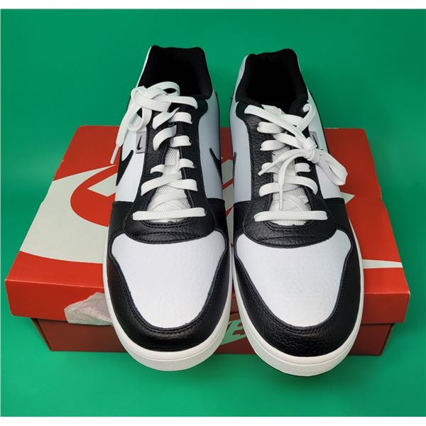 Nike White/Black-Wolf Grey Ebernon Low Prem Shoes