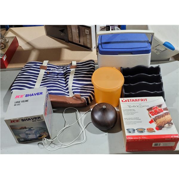 Kitchen & Home Lot w/ Ice Shaver, Cooler, Diffuser, & More