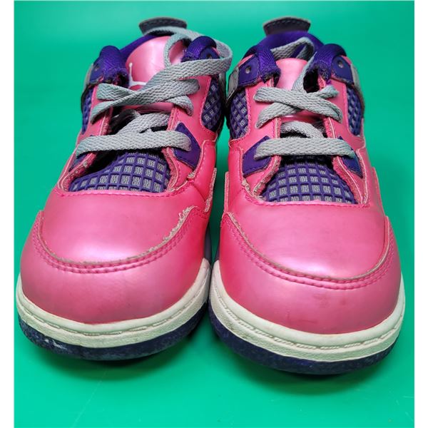 Children's Nike Air Jordan Pink 4 Retro TD Shoes
