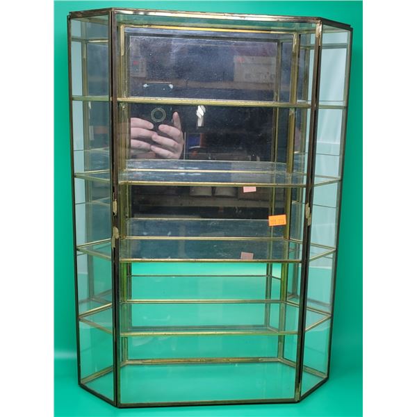 Approx. 18" Mirrored Display Case