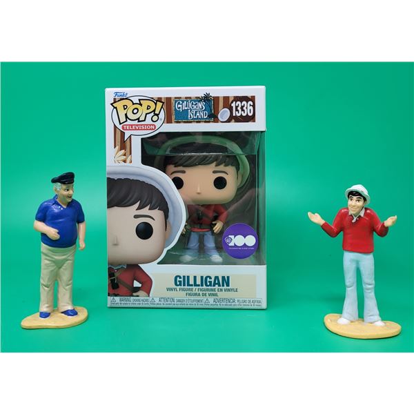 3 Gilligan's Island Figures w/ Funko Pop!