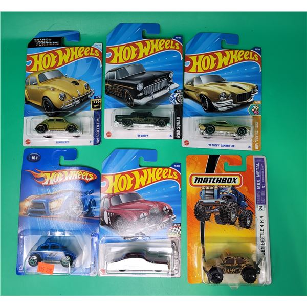Lot of Sealed Diecast Vehicles w/ Hotwheels & Matchbox