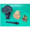 Image 1 : 3 Dragon Figurines & Pen
