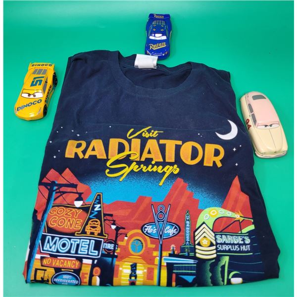 Disney's Cars Radiator Springs T-Shirt & Vehicles