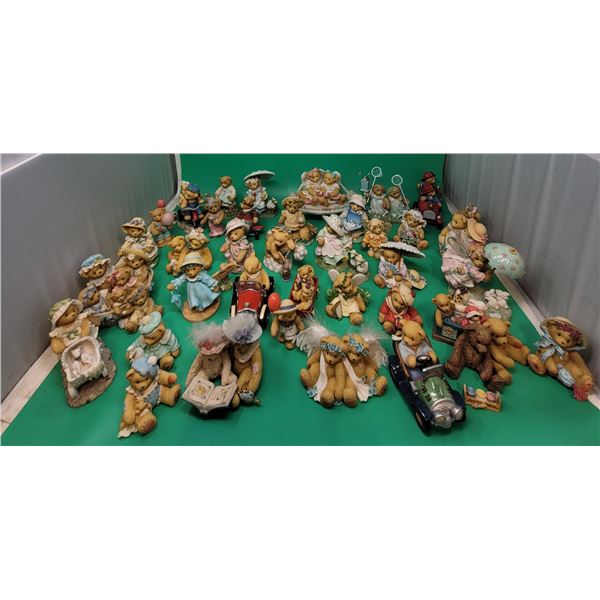 Lot of Assorted Enesco Cherished Teddies Figurines