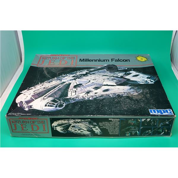Partially Built MPC Star Wars: Return of The Jedi Millennium Falcon Model Kit