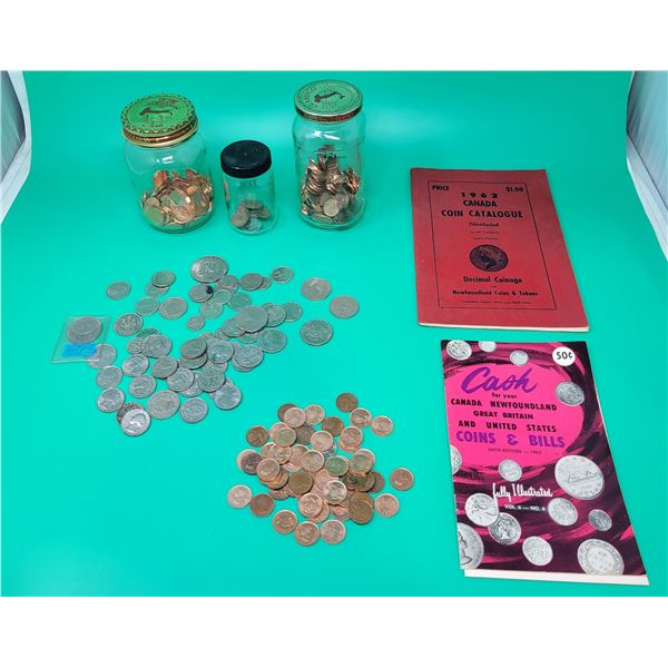 Lot of Assorted US & Canadian Coins
