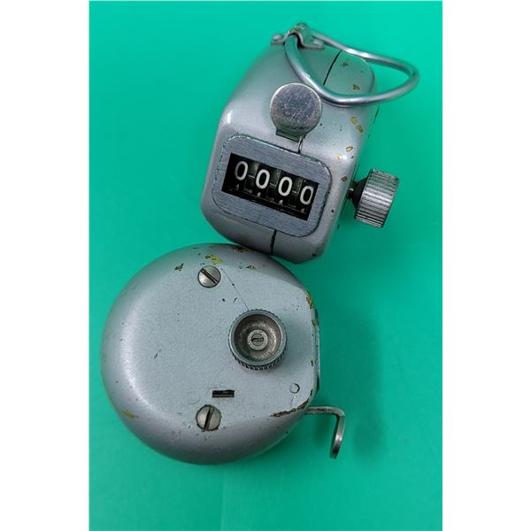 2 VTG Mechanical Hand Tally Counters