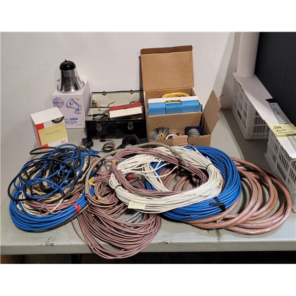 Wire Lot and assorted tools