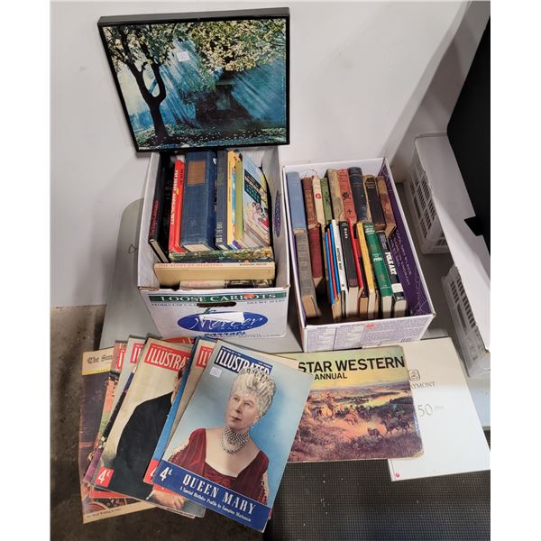 VTG Book and Magazine lot with picture