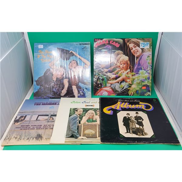 Classic Record Lot, Peter Paul and Mary,  Mamas and Papa