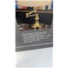 Image 4 : 2 Brico Solid Brass Swing Arm Table Lamp