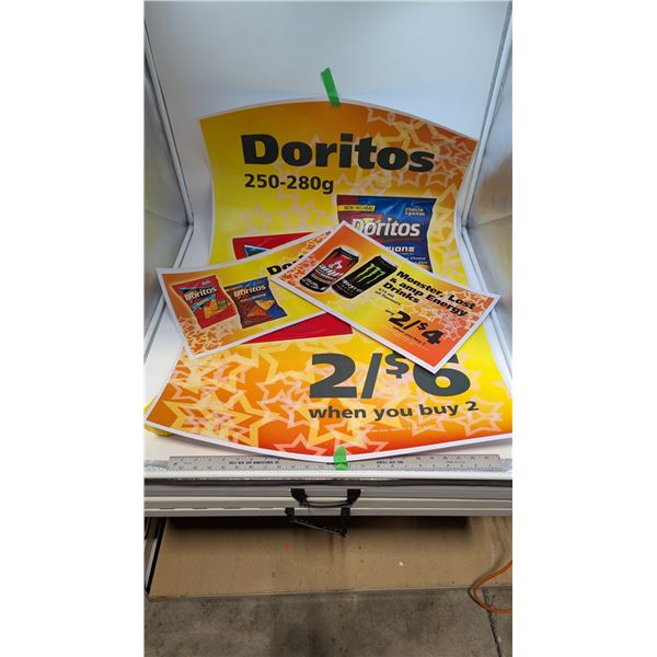 Lot of Convenience Store Advertising