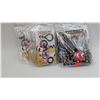 Image 1 : Lot of Peanuts & Pac-Man Keychains
