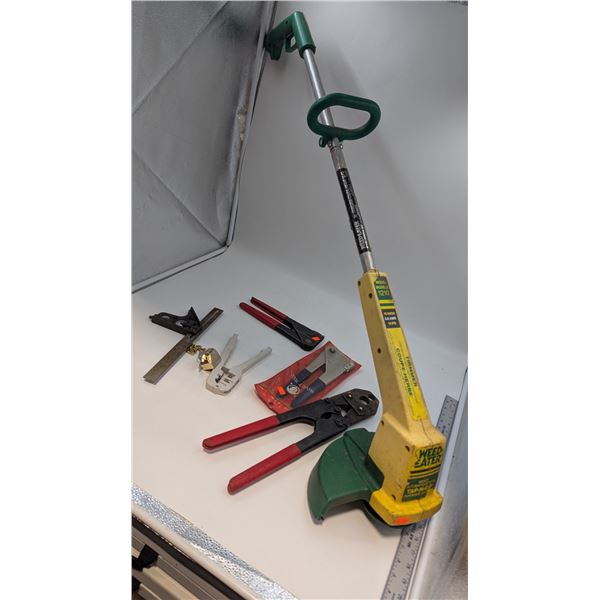 Lot of Tools w/ Weed Eater, Bolt Cutters, & More