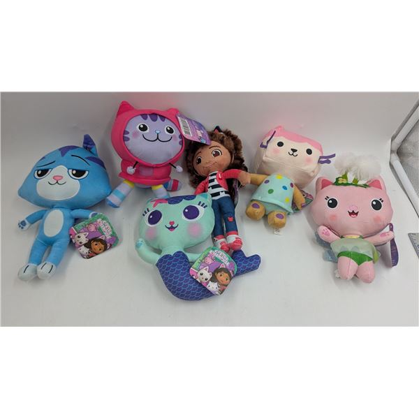 Lot of Gabby's Dollhouse Plush Toys