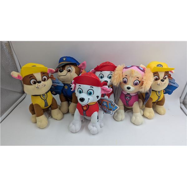 Lot of Paw Patrol Plush Toys