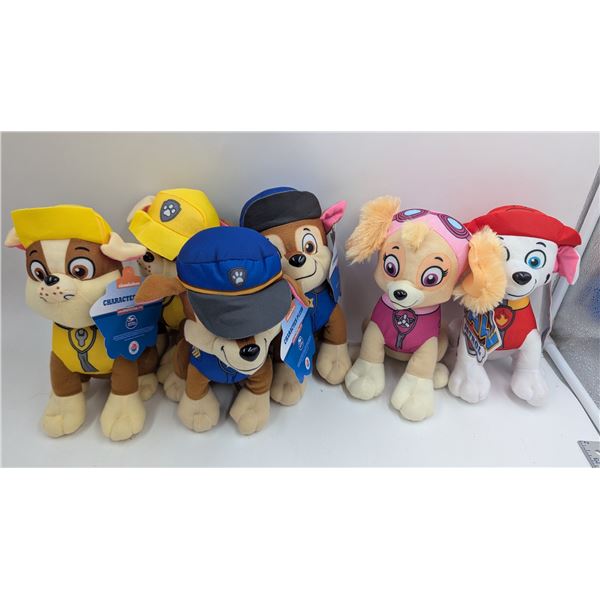 Lot of Paw Patrol Plush Toys