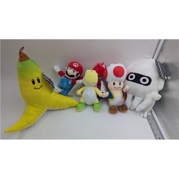 Lot of Super Mario Plush Toys