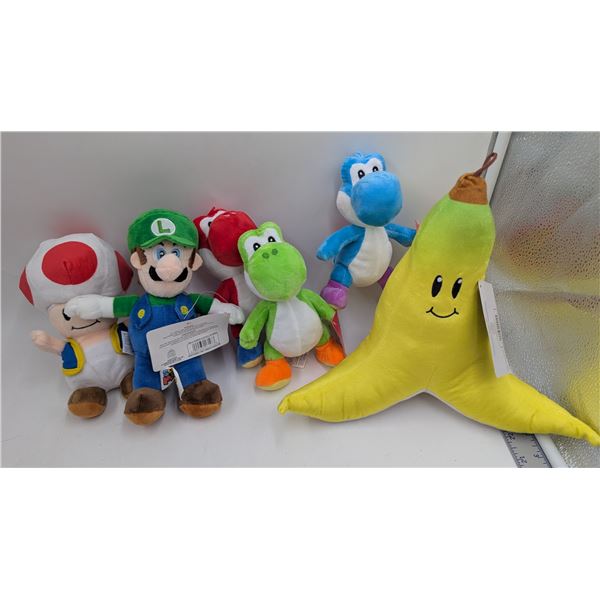 Lot of Super Mario Plush Toys