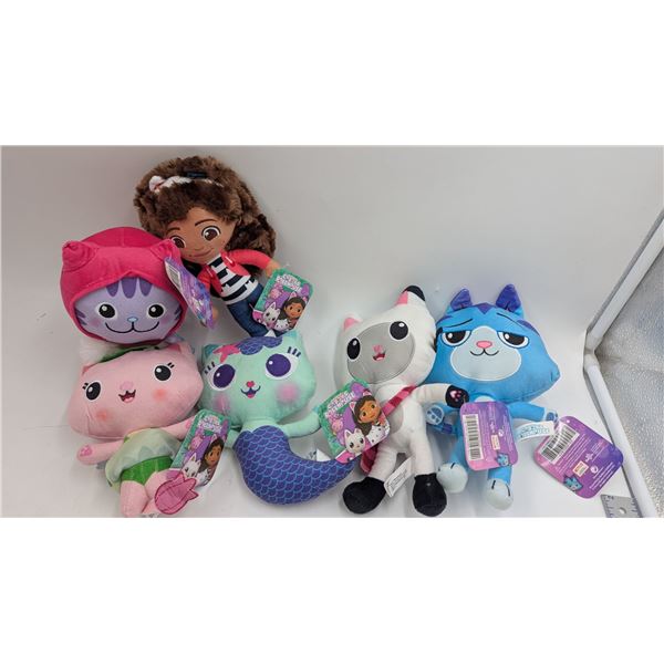 Lot of Gabby's Dollhouse Plush Toys