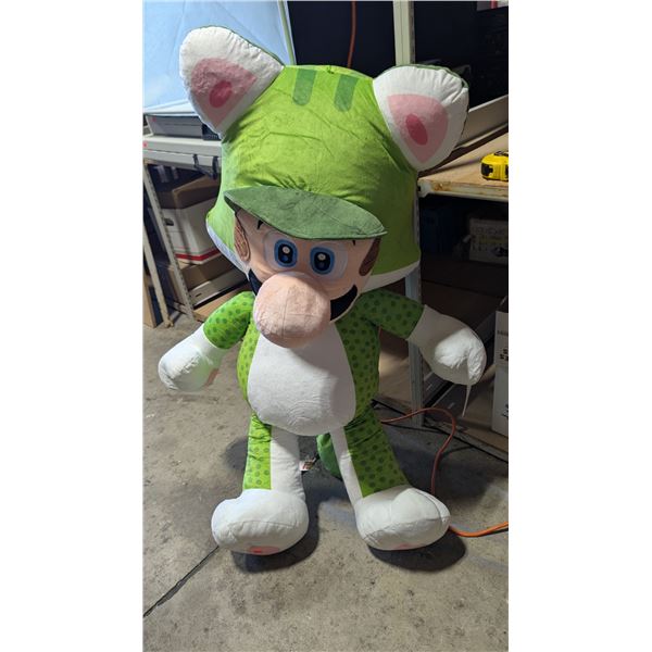 Large Cat Luigi Plush Toy