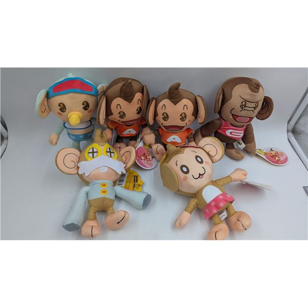 Lot of Super Monkey Ball Plush Toys