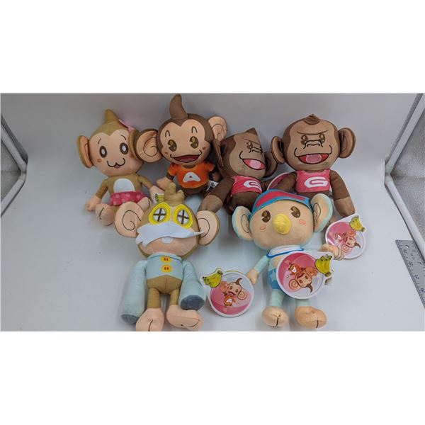 Lot of Super Monkey Ball Plush Toys
