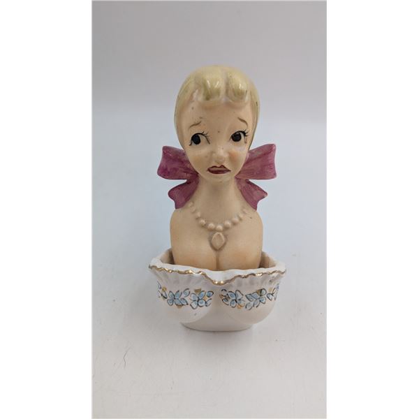 Ceramic Lady Bust Made in Japan