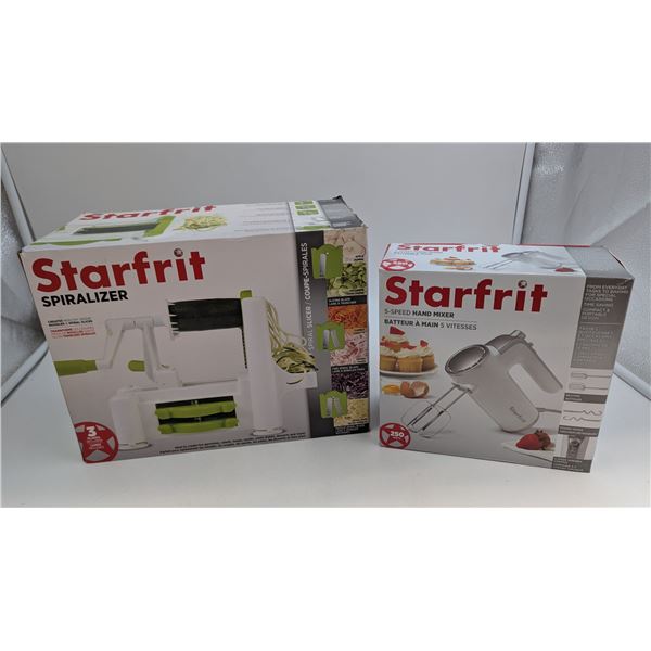 Starfrit Spiralizer & 5-Speed Hand Mixer