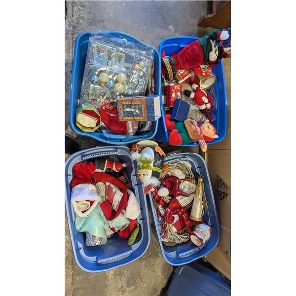 Lot of Assorted Christmas Decor