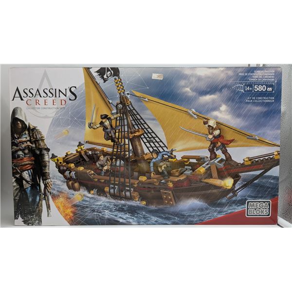 Sealed Mega Bloks Assassin's Creed Gunboat Takeover Construction Set