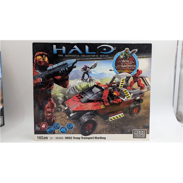 Sealed Mega Bloks Halo UNSC Troop Transport Warthog Set