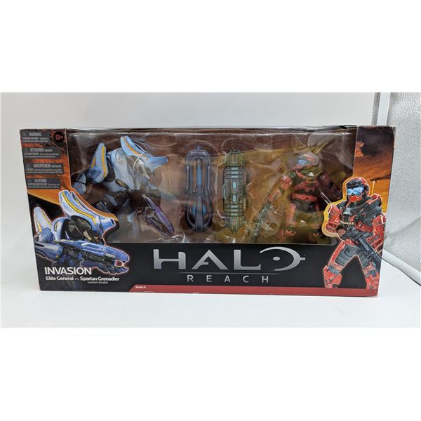 Sealed Halo Reach Invasion Elite General vs. Spartan Grenadier Set