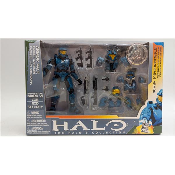 Sealed Halo 3 Spartan Soldier Mark VI Armor & Figure Pack