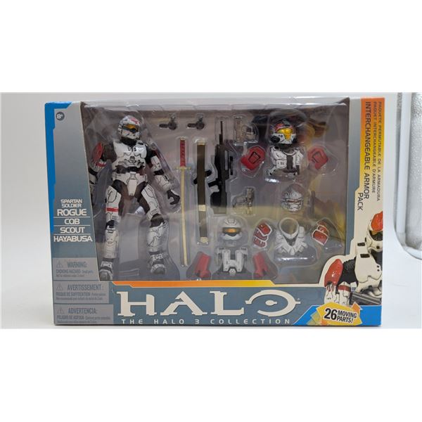 Sealed Halo 3 Spartan Soldier Rogue Armor & Figure Pack
