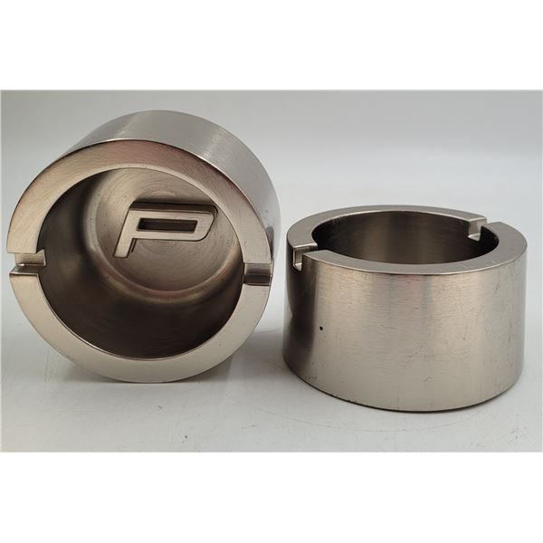Stainless Steel Ashtrays - Silver