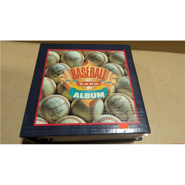 Baseball card Album Full of Cards