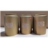 Image 1 : 3 Tea Cannisters w/ Assorted Teas