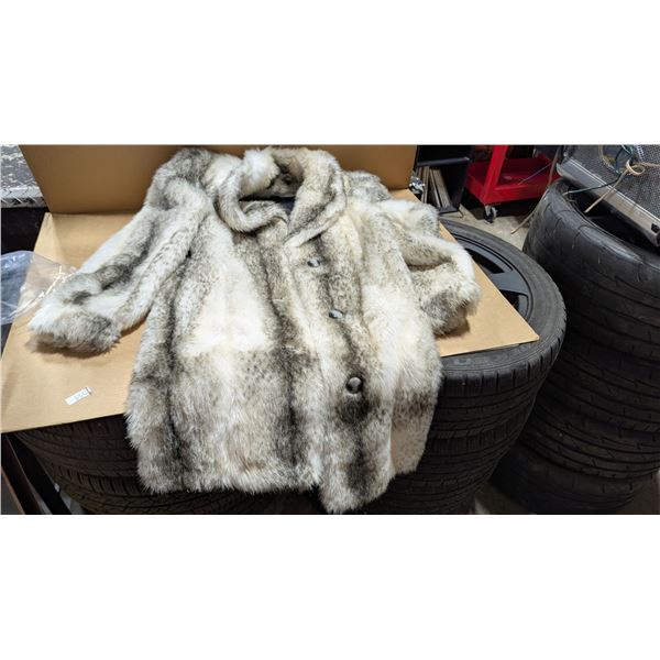 Tissavel France Faux Fur Jacket