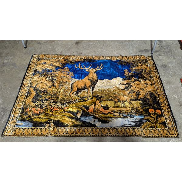Woven Elk Tapestry