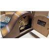 Image 4 : Clock Parts Lot w/ Interior Mechanisms, Exterior Bases, & More