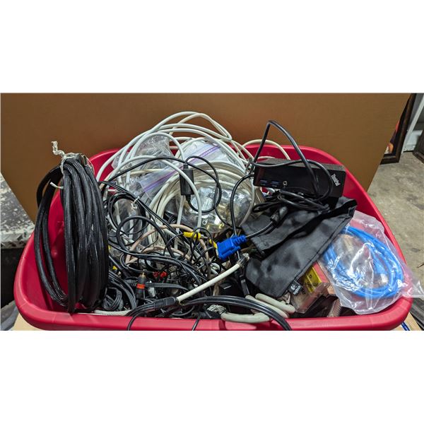 Lot of Assorted Cables & Cords